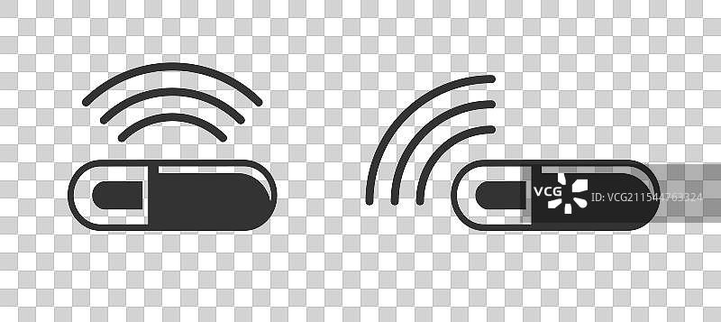 狗狗微芯片图标，适用于狗猫的微芯片图片素材