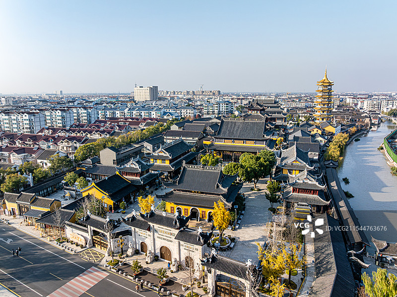 苏州平望，小九华寺图片素材