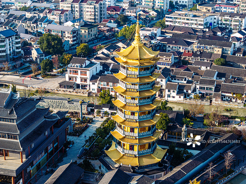 苏州平望，小九华寺图片素材