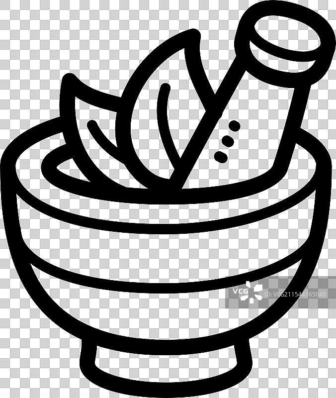 草药 - 健康与医学图标图片素材