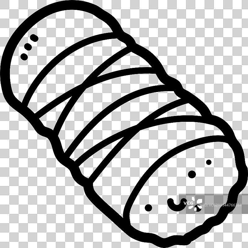 印尼小吃图标 - lepet ketan图片素材