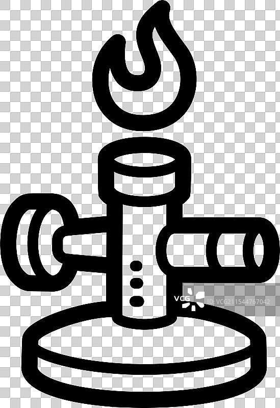 本生灯 - 实验室图标图片素材