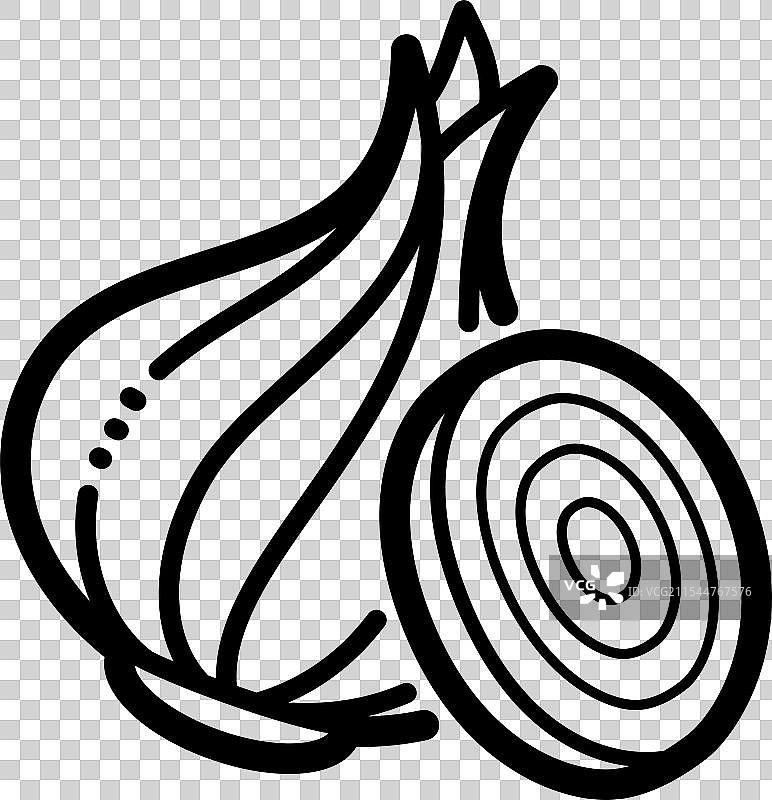 生洋葱 - 生食图标图片素材