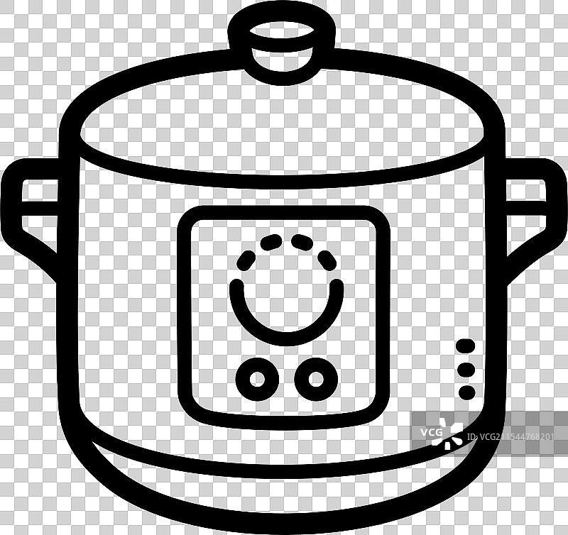 慢炖锅 - 智能家电图标图片素材