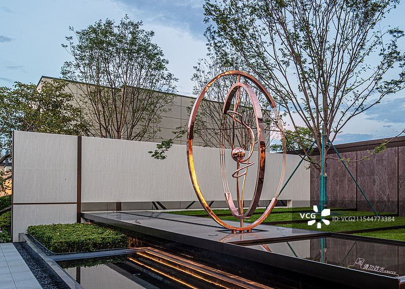 地产园林示范区美景景观图片素材