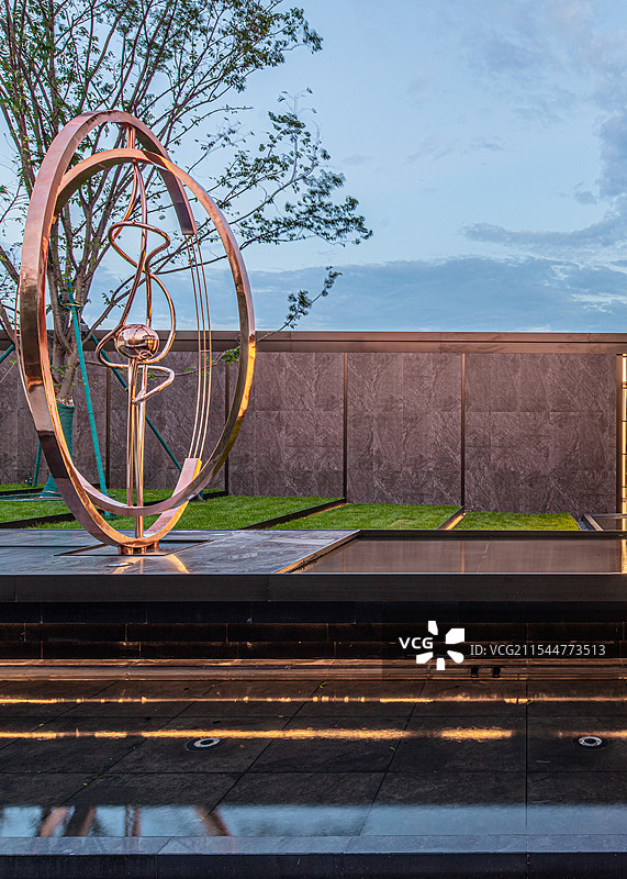 地产园林示范区美景景观图片素材