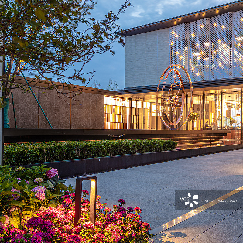 地产园林示范区美景景观图片素材