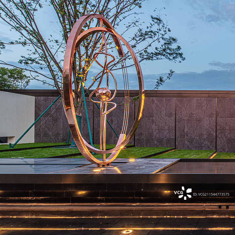 地产园林示范区美景景观图片素材