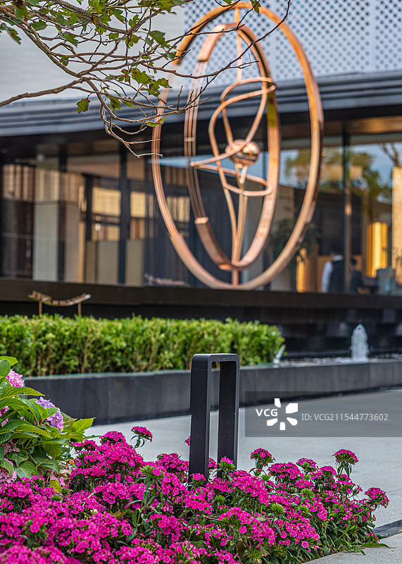 地产园林示范区美景景观图片素材