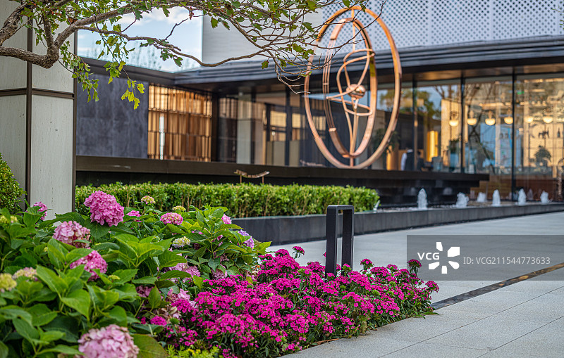 地产园林示范区美景景观图片素材