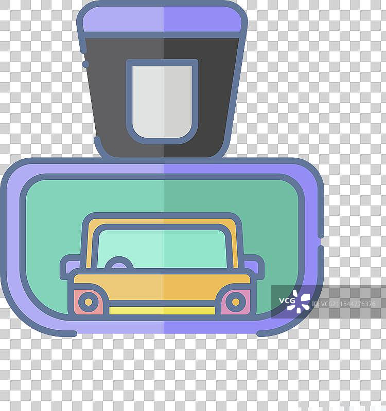 与车库符号相关的后视镜图标图片素材