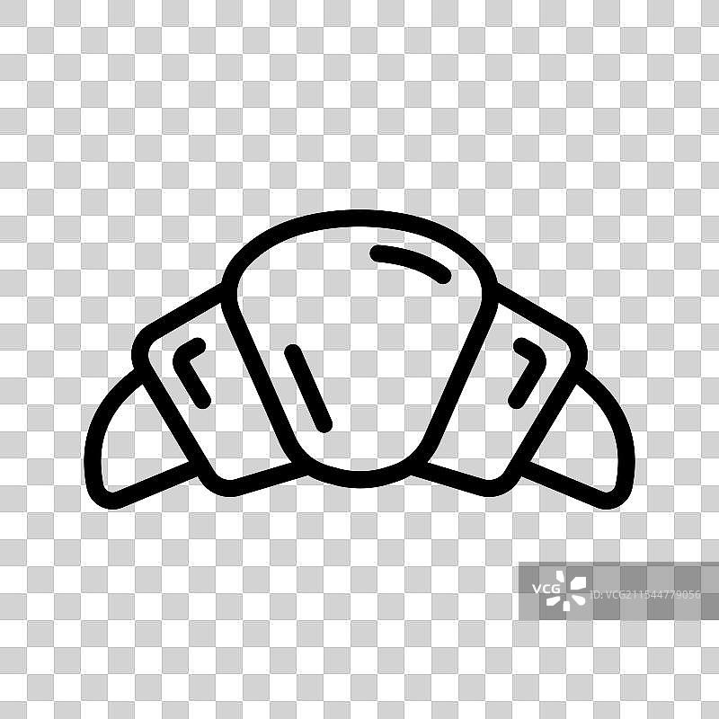 可颂面包图片素材