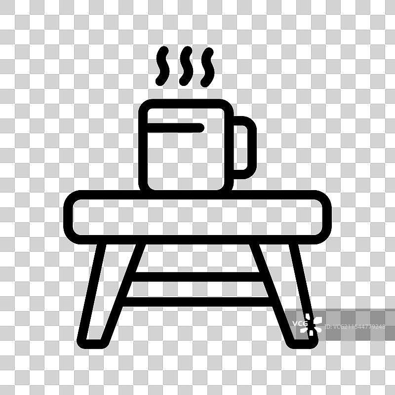 咖啡桌图片素材