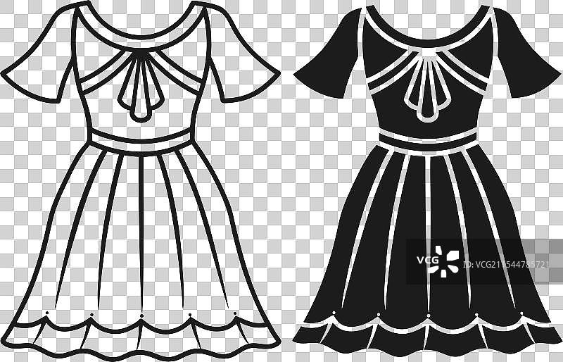 波西米亚风格连衣裙技术时尚图片素材