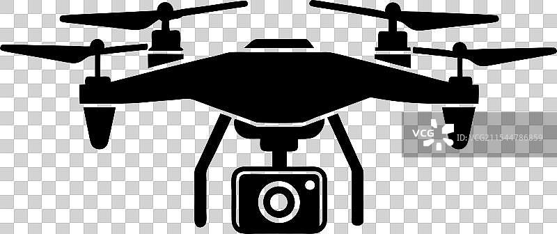 无人机轮廓图片素材