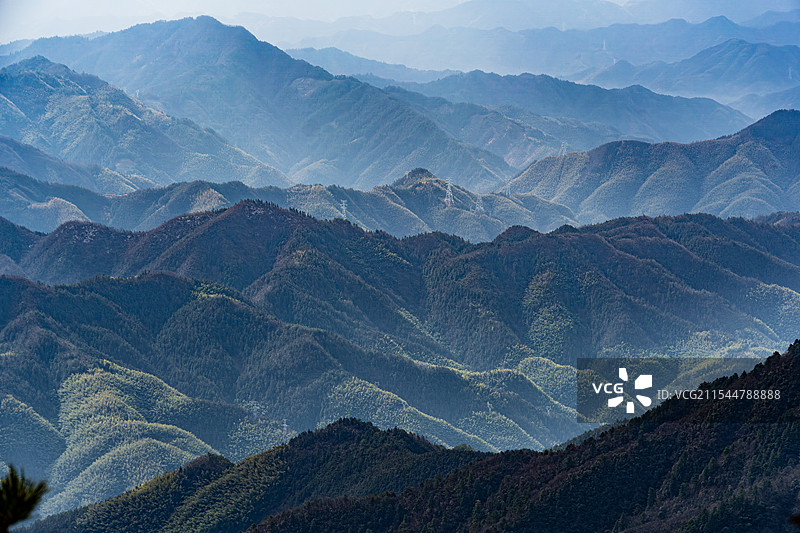 黄山山脉图片素材