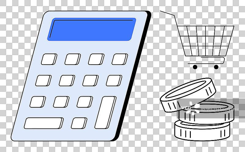 预算和财务规划概念与图片素材