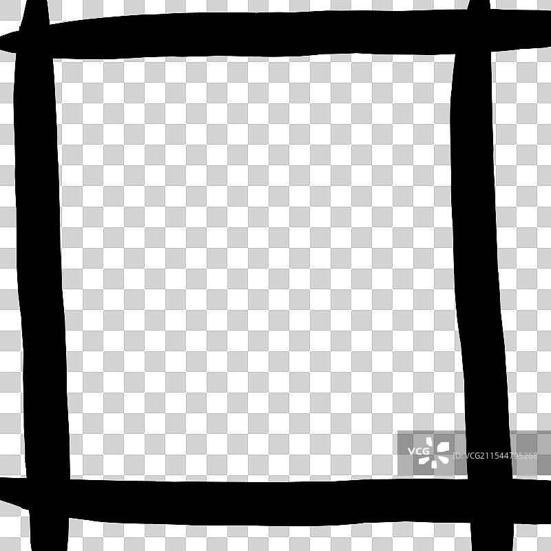 白色背景上的抽象几何方框图片素材