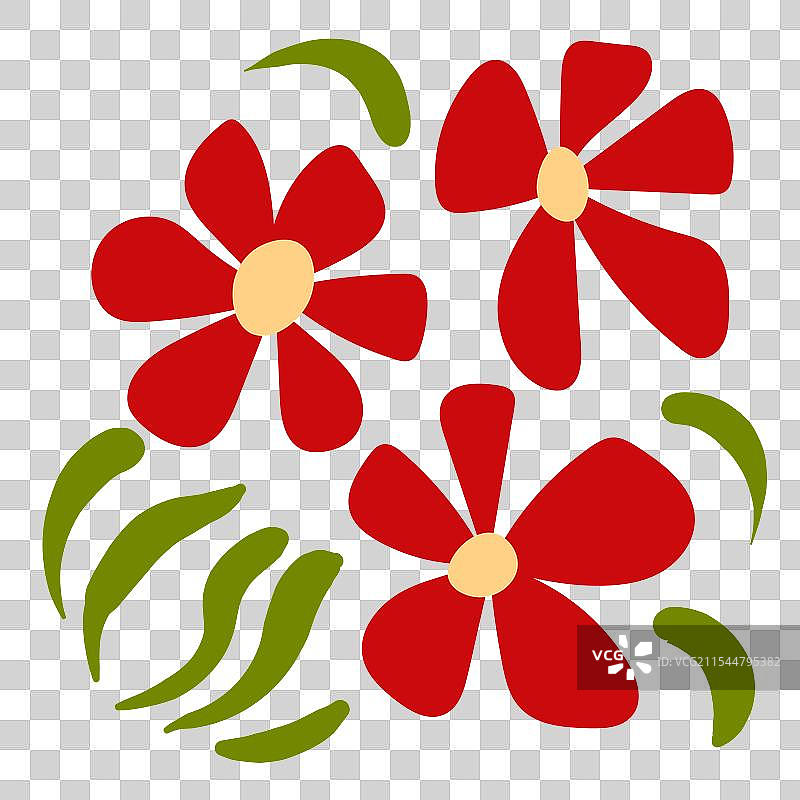 现代海报抽象花卉艺术背景图片素材