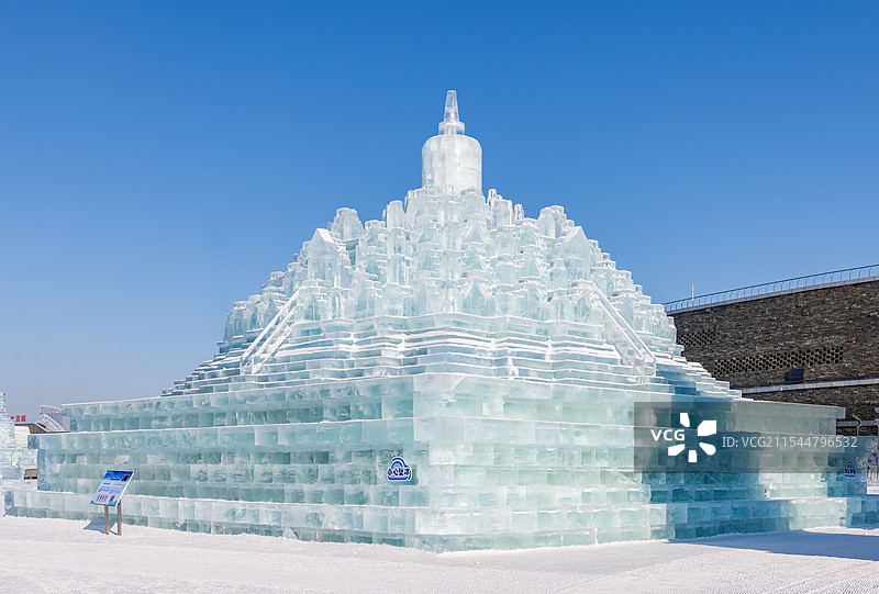 冰雪大世界~婆罗浮屠寺【印度尼西亚】图片素材