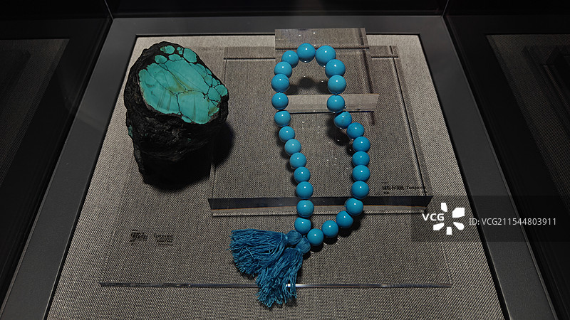 绿松石手串（中国地质博物馆）图片素材