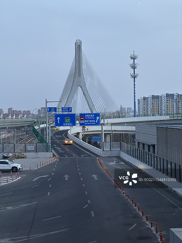 京新上地桥 桥梁图片素材