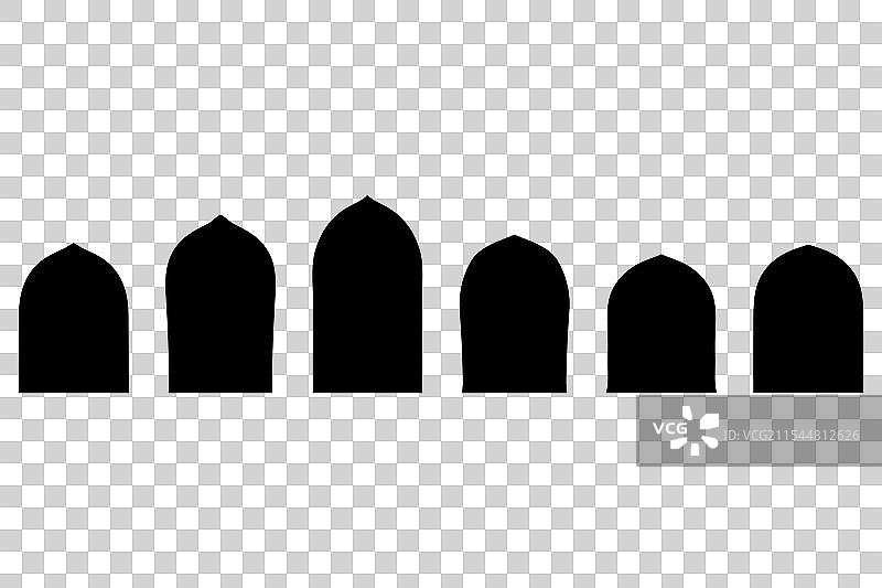 简单的伊斯兰风格门套设计图片素材