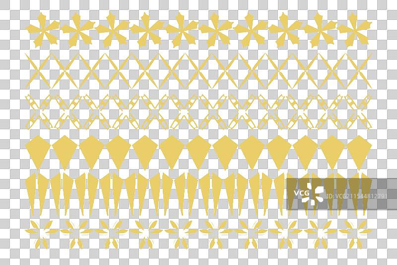 装饰性边框设计套件图片素材