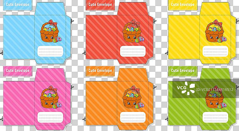 儿童和幼儿用的信封图片素材