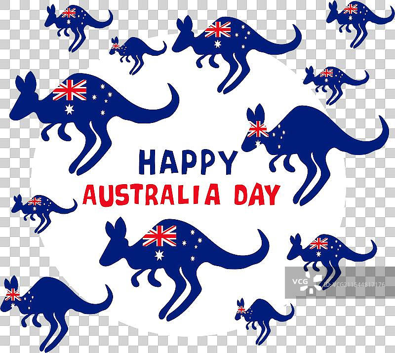 快乐的澳大利亚日图片素材