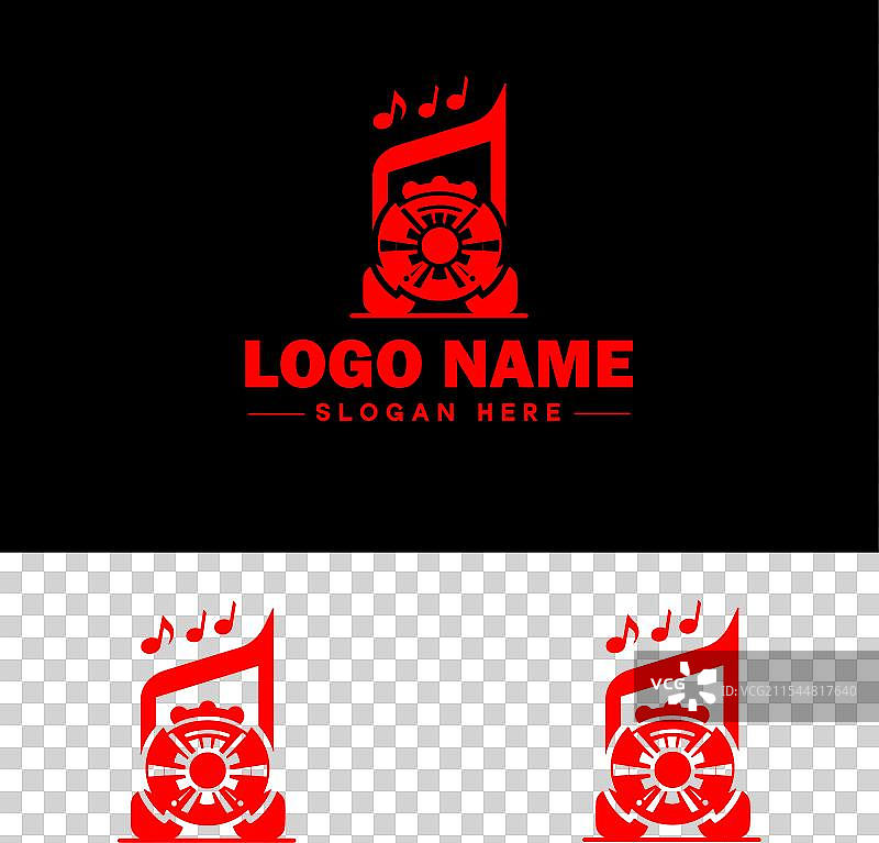 音乐标志图标，用于商业应用程序图标和乐队图片素材