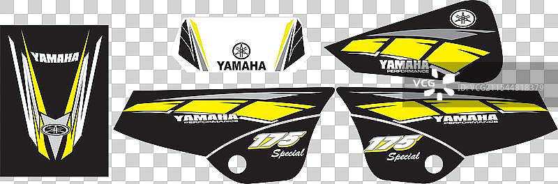 黄色的黑色斑点图片素材