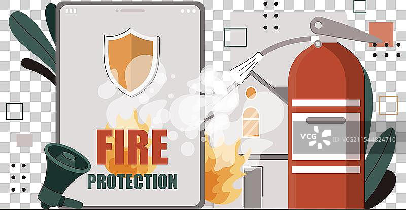 在线火警警报图片素材