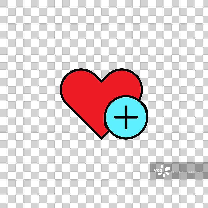 医疗保健图标，背景为白色图片素材