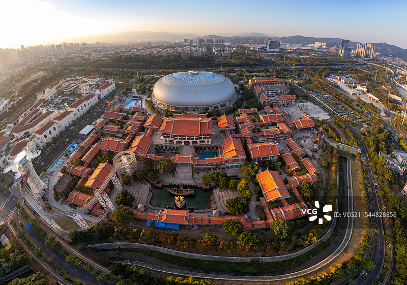 厦门老院子景区全貌图片素材