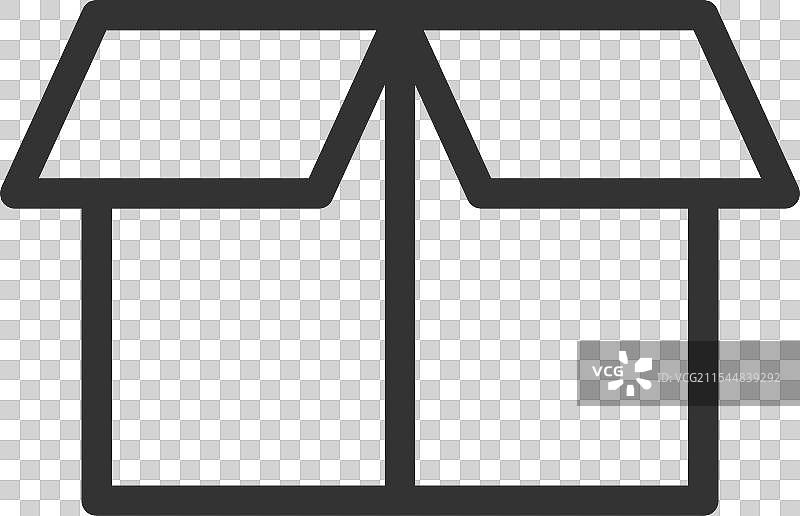 交付包装图标 货物纸箱图标图片素材