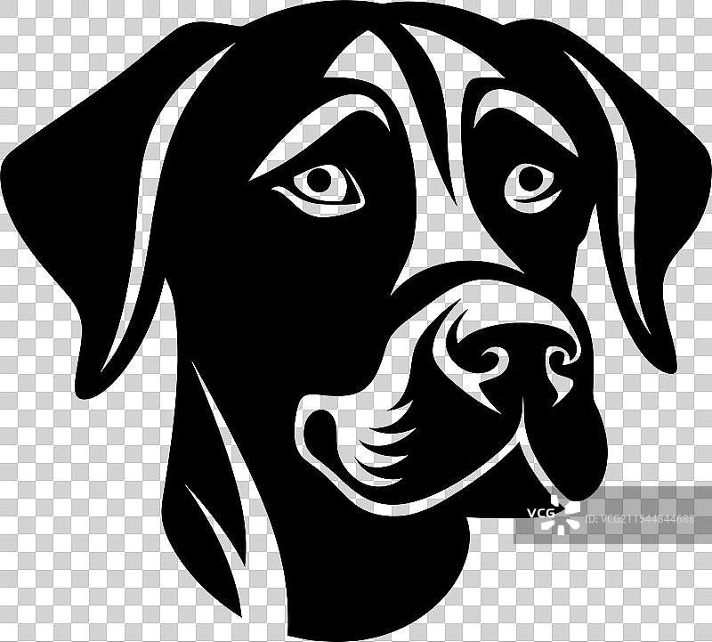 狗头标志设计图标 狗头图标图片素材