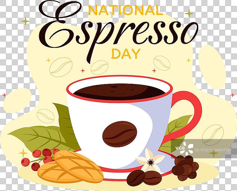 11月23日的国家浓缩咖啡日庆祝活动图片素材