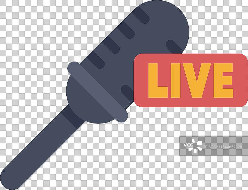 麦克风录制直播音频播客图片素材