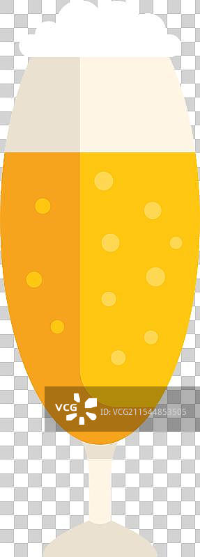 一杯泡沫丰富的清爽啤酒正静静等待着图片素材