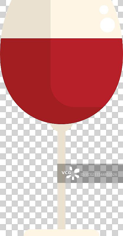 简约风格的红酒杯盛满红酒图片素材
