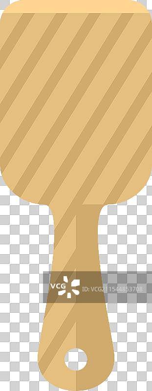 带条纹的木制铲子用于烹饪图片素材