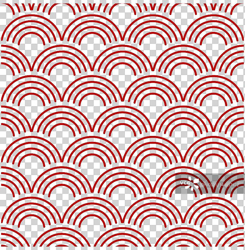 国风古典传统花纹中式边框灯笼中国结素材插画图片素材