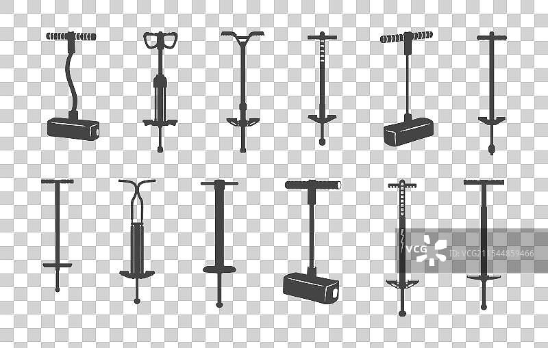 飞杆马弗里克蹦床 SVG图片素材