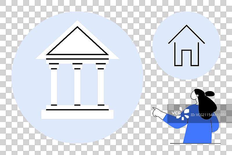 古典政府建筑的比较图片素材