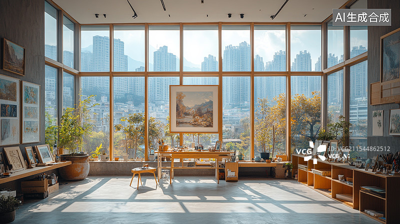 【AI数字艺术】高端养老院休闲养老设施图片素材