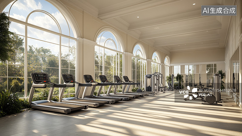 【AI数字艺术】高端养老院休闲养老设施图片素材