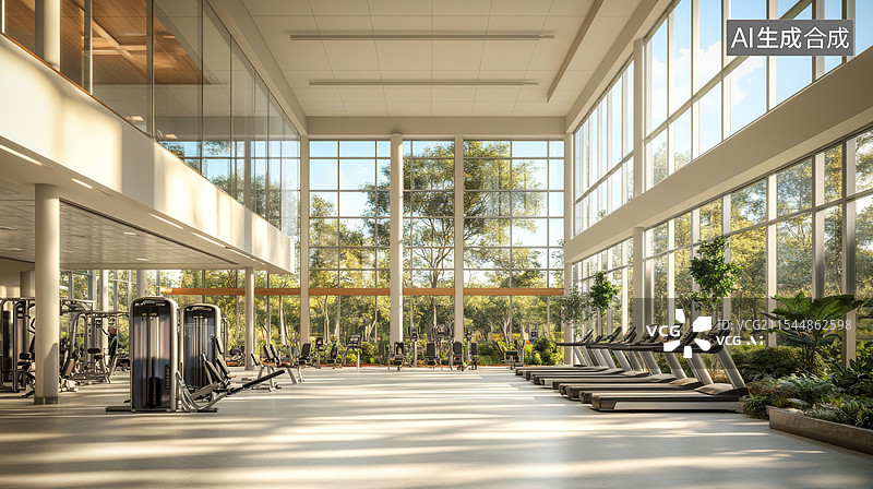 【AI数字艺术】高端养老院休闲养老设施图片素材
