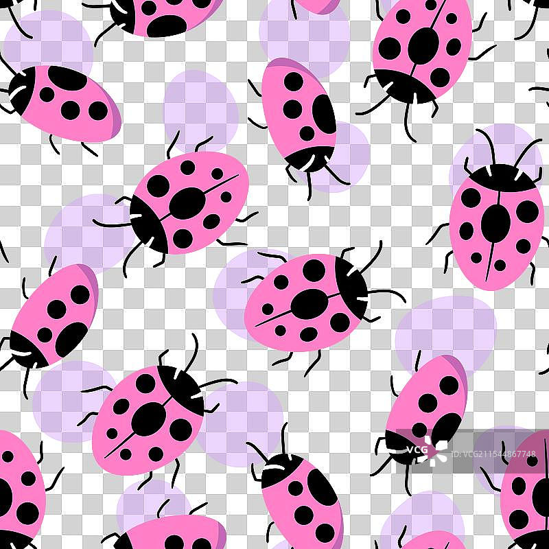 时尚动物彩色无缝图案图片素材