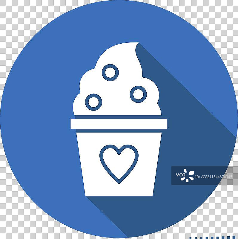 与牛奶和饮料相关的冰冻酸奶图标图片素材